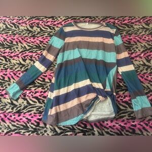 Striped Long Sleeve Top